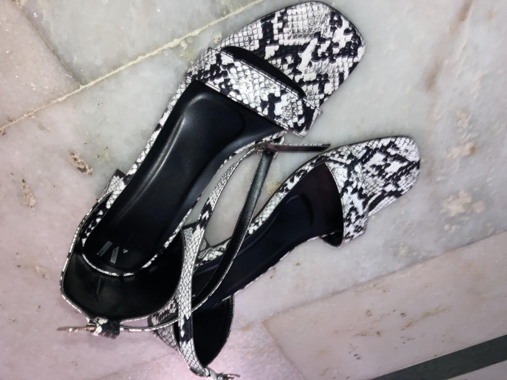 Zara Real Leather Snakeskin Print High Heel Shoes UK7 EU40 US9 # 126 LAST  ONE! | eBay